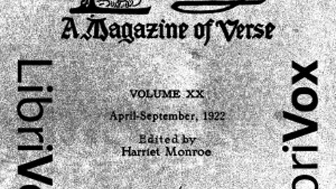 Poetry: A Magazine of Verse: Vol. 20, No. 6, Sep., 1922