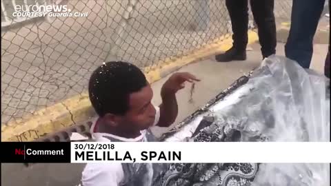 Spanish police discover migrants hidden in mattresses