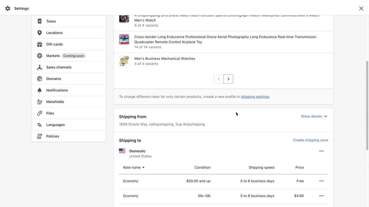 How To Set Up Your Shipping Rates Part-4