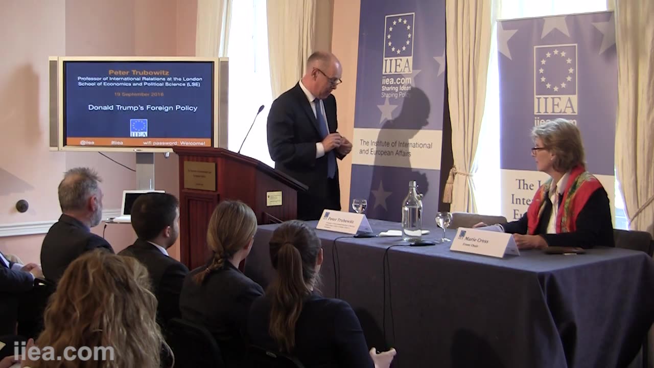 Professor Peter Trubowitz - Donald Trump’s Foreign Policy