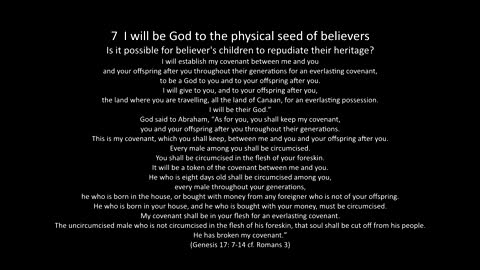 baptism and the covenant