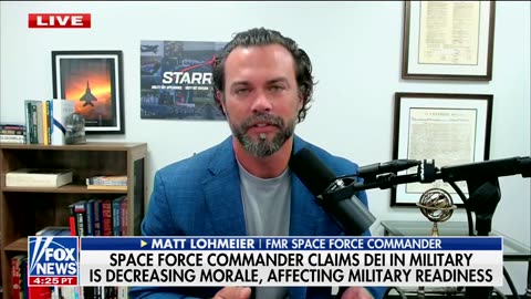 Former Space Force Officer Allegedly Fired Over Opposing DEI Speaks Out