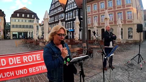 Mahnwache Nr. 135 in Schwäbisch Gmünd am 19.04.2022