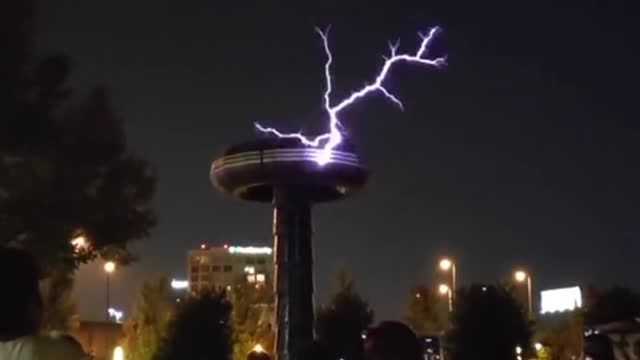 Tesla coil being tested @TikTokNews45
