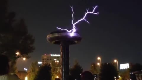 Tesla coil being tested @TikTokNews45