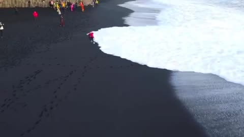 One of the largest and most beautiful beaches in the world, Iceland's Black Beach