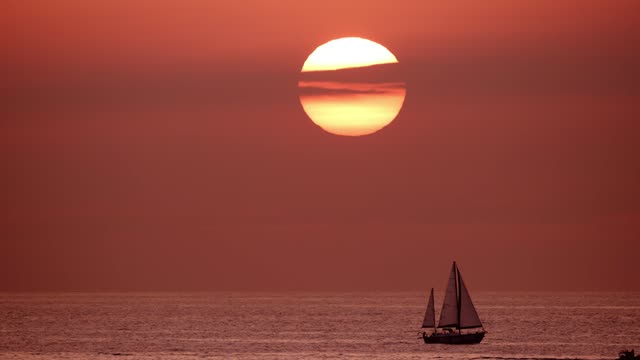 sailboat in the ocean