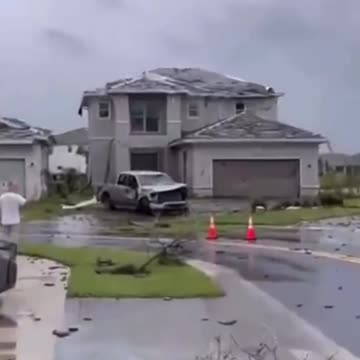 JUST IN: Tornado Damage From Hurricane Milton