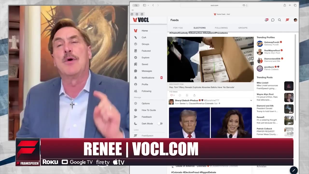 Mike Lindell announces VOCL & Showing YOU How To Navigate The App
