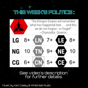 Galactic Politics: Klingon Empire