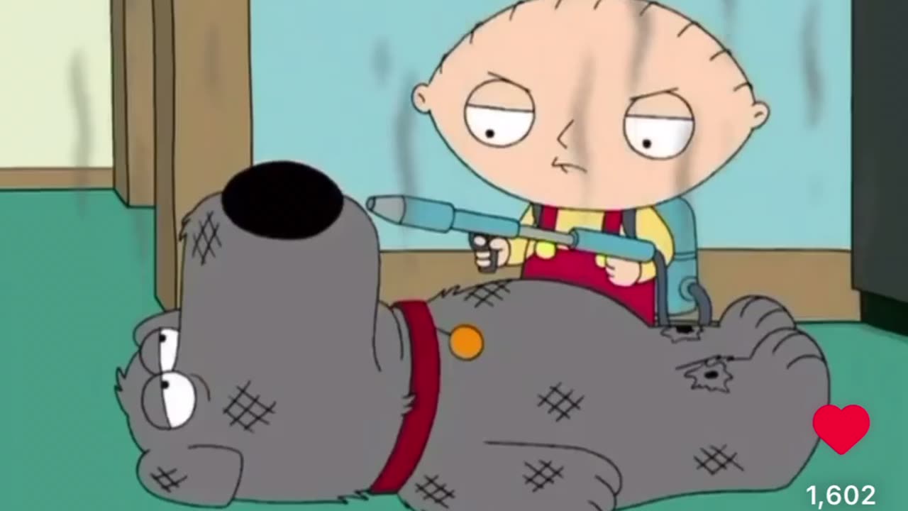 Stewie is absolutely a menace 😂