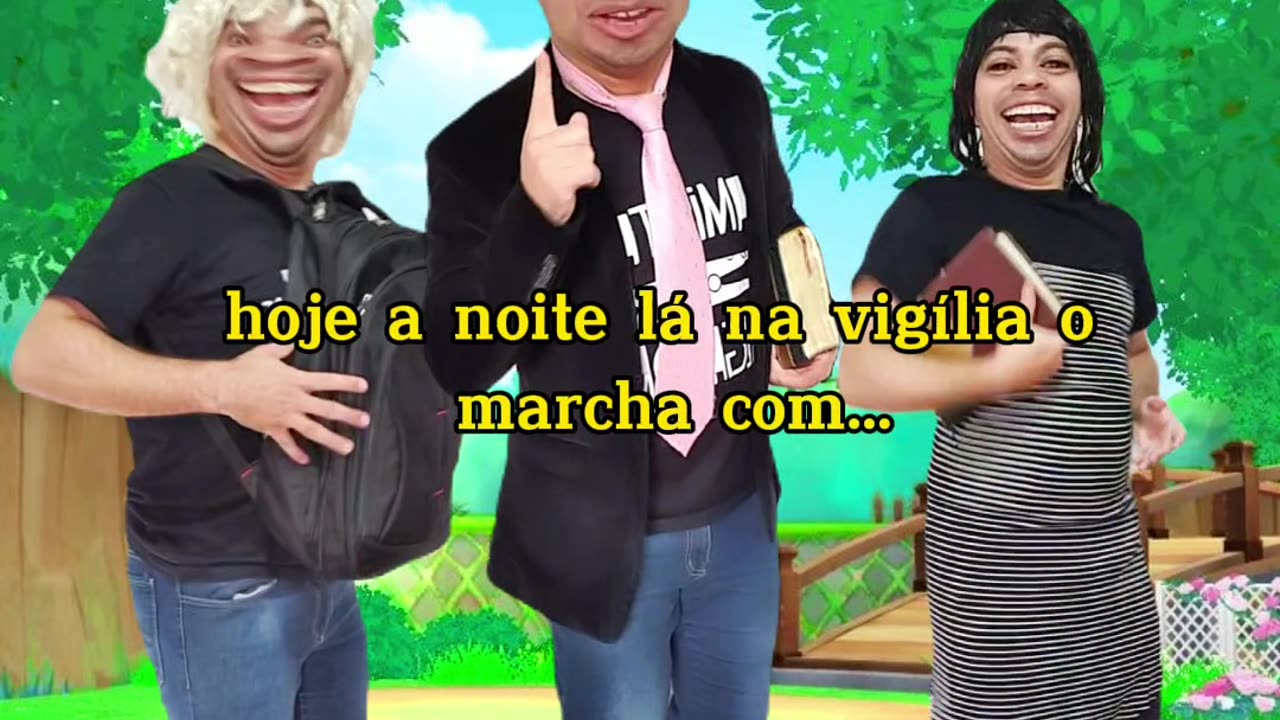 Hoje a noite lá na vigília vou marchar com o Varão!