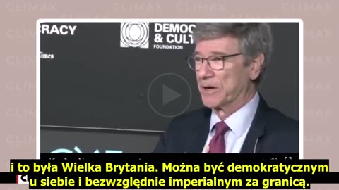 Jeffrey Sachs Shut Off At Democracy Forum For Saying 'Us Is The Most Violent Country' napisy PL