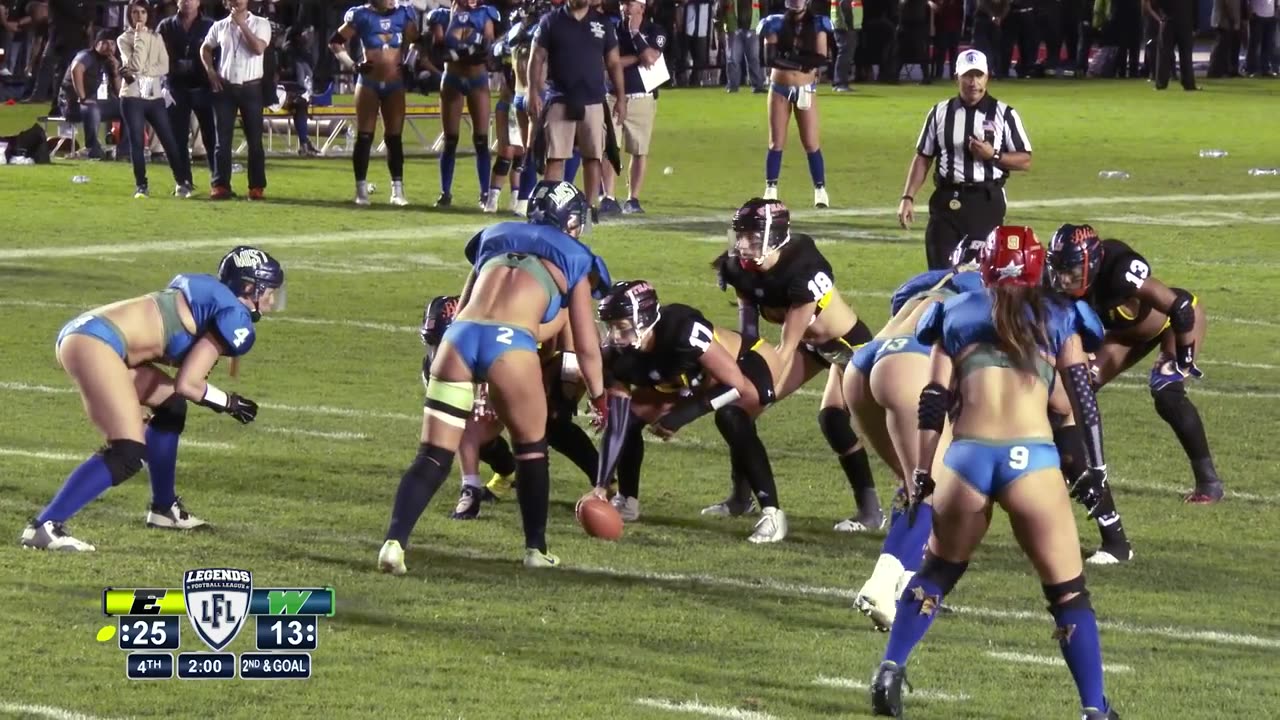 LINGERIE FOOTBALL LEAGUE (NOW LEGENDS FOOTBALL LEAGUE) 2015 ALL FANTASY GAME Part IV