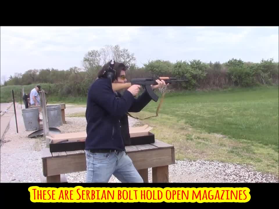 Shooting Range With The WASR