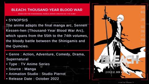 BLEACH Thousand Year Blood War Official Trailer