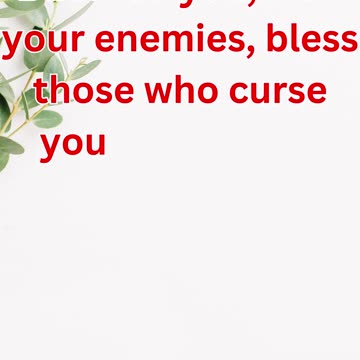 "Radical Love: Blessing Those Who Persecute You" Matthew 5:44.#shorts #shortsvideo #youtubeshort #yt