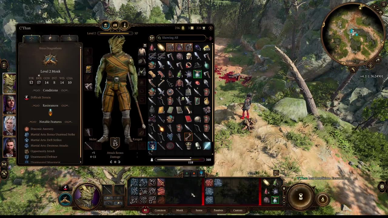 Baldurs gate 3 Dragon Born Monk Stream