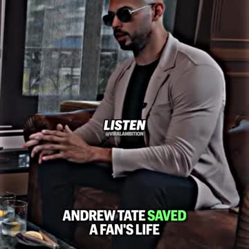 Andrew Tate Saved A Fans Life!!