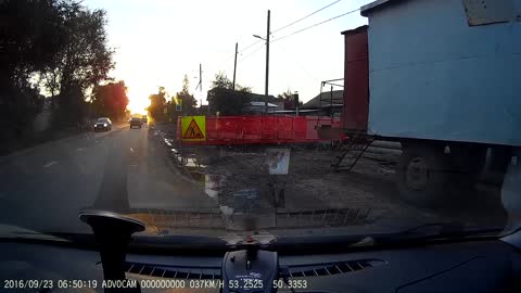 Pedestrian Walks into Moving Car