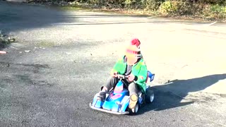 Dad Modifies Child's Rally Cart Toy