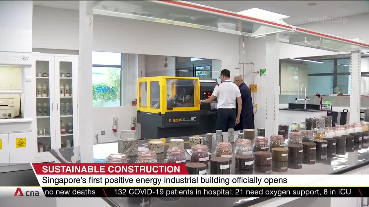 Singapore's first positive energy industrial building officially opens