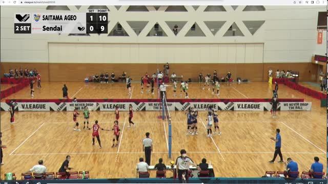 2022 V-Summer League AGEO vs SENDAI on 20220701