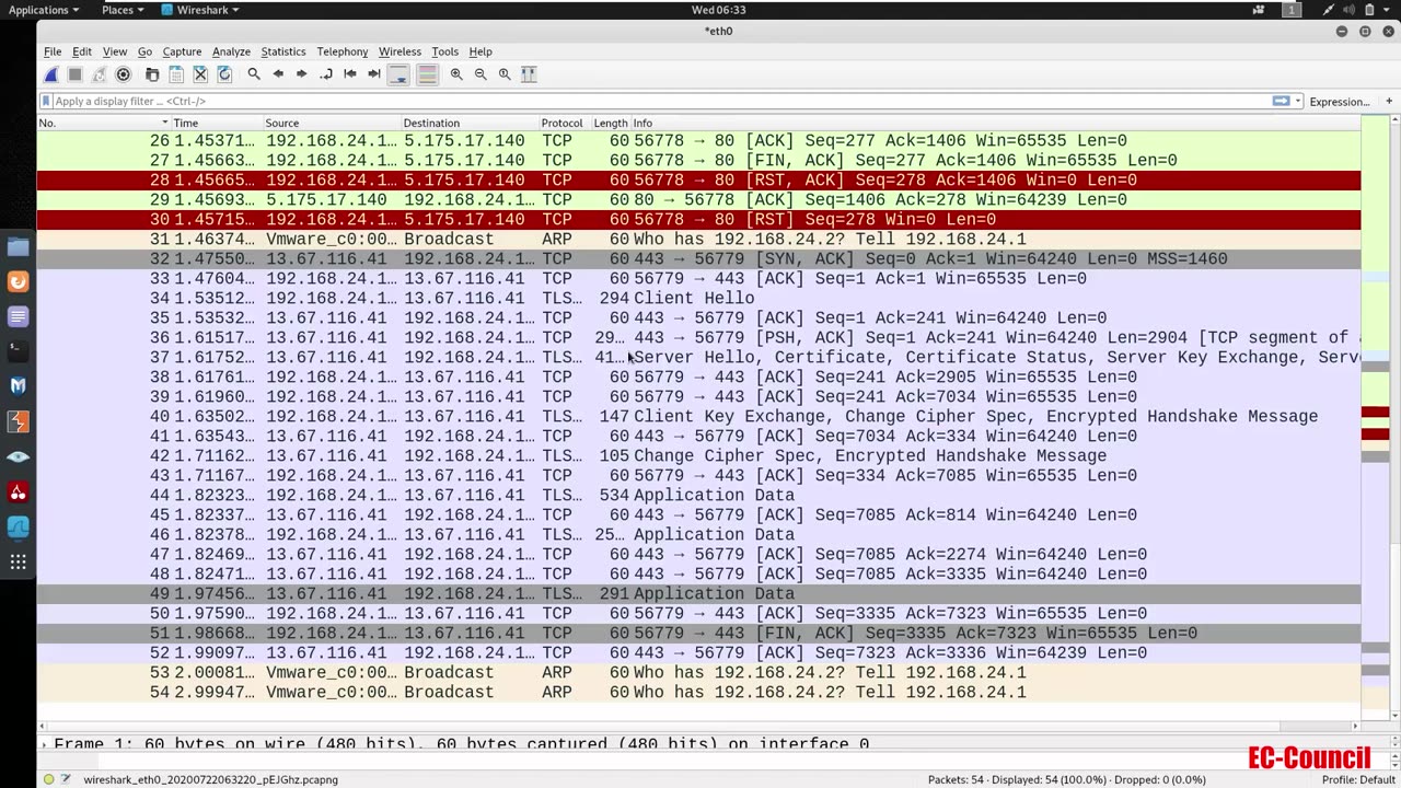 Mastering Pentesting Using Kali Linux- Using Wireshark Tool 04