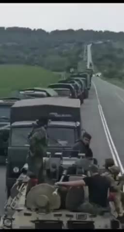 Rostov suburbs. Most of Kadyrov's men are still stuck in a traffic jam at the entrance to Rostov