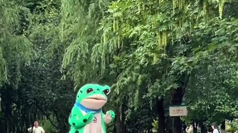 Kongfu frog!