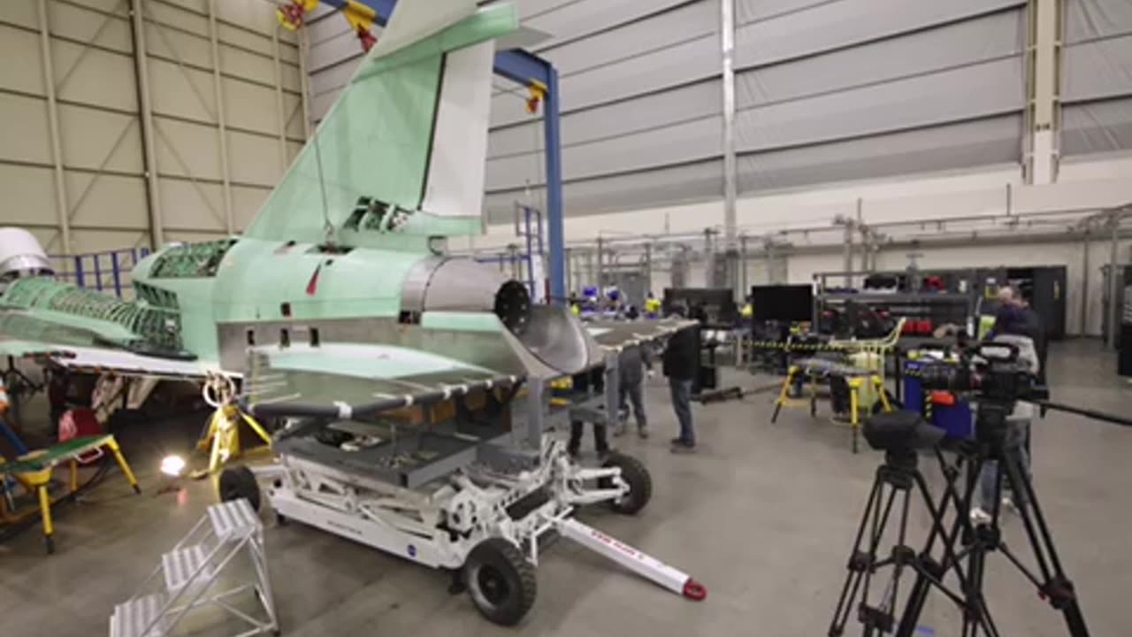 Tail Installed on NASA's X-59