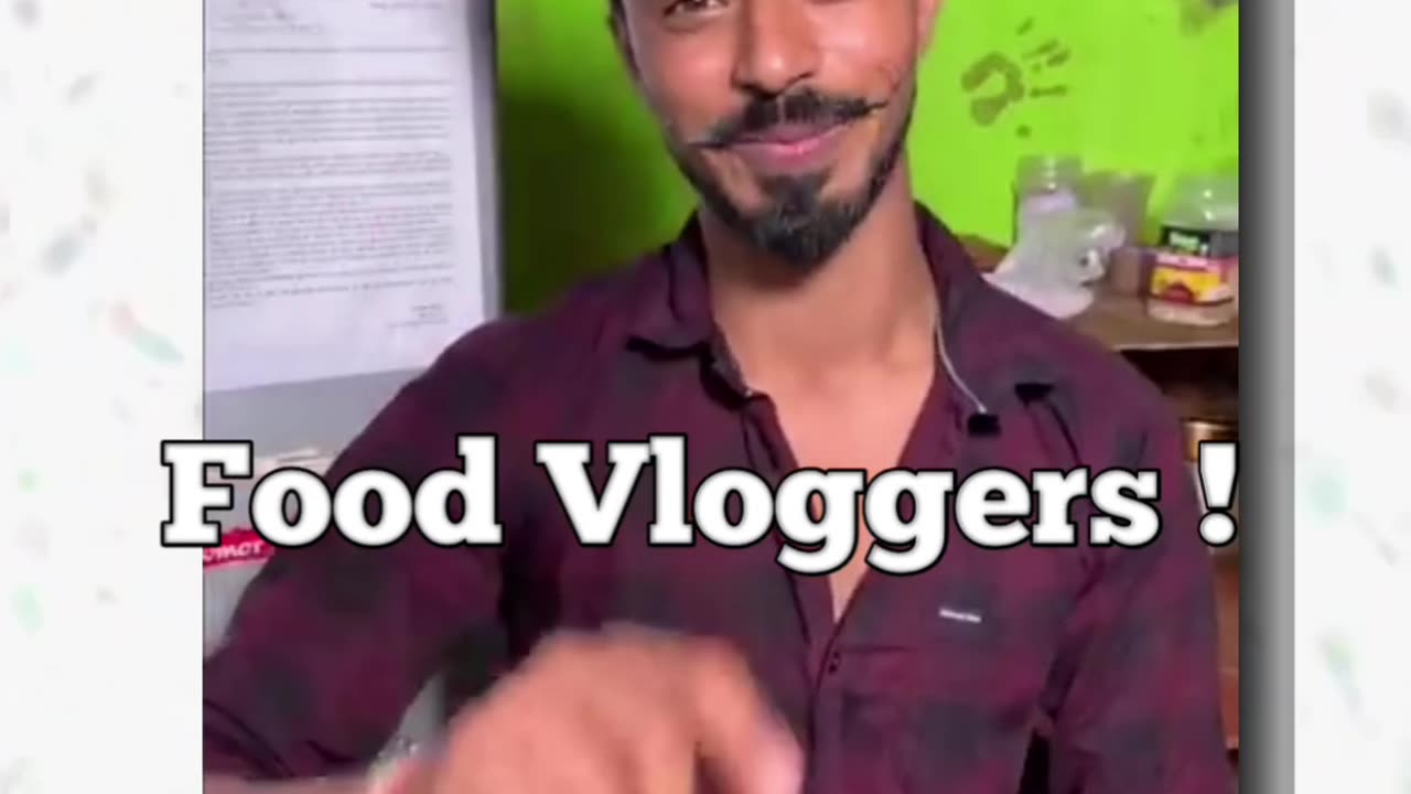 Food Vloggers 😂 roast