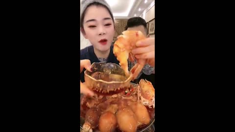 Alive Eating Seafood