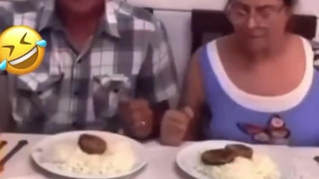 The husband is truly in love but the wife is not! Busted! 😂