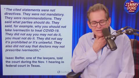 The Jimmy Dore Show: FDA admits to gaslighting about "IVERMECTIN"