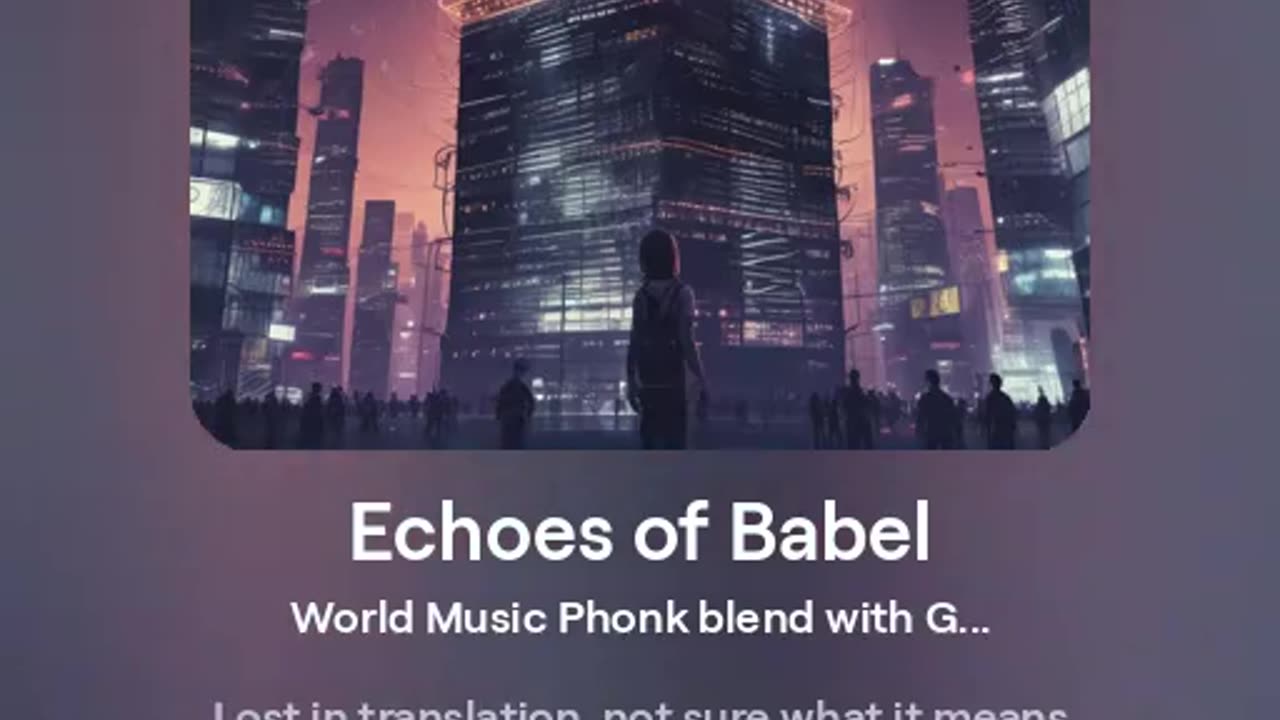 Echoes of Babel
