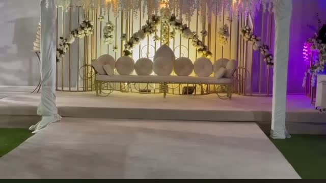 Arabic wedding Decor | Qatar Luxury Wedding Setup