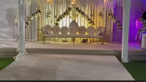 Arabic wedding Decor | Qatar Luxury Wedding Setup