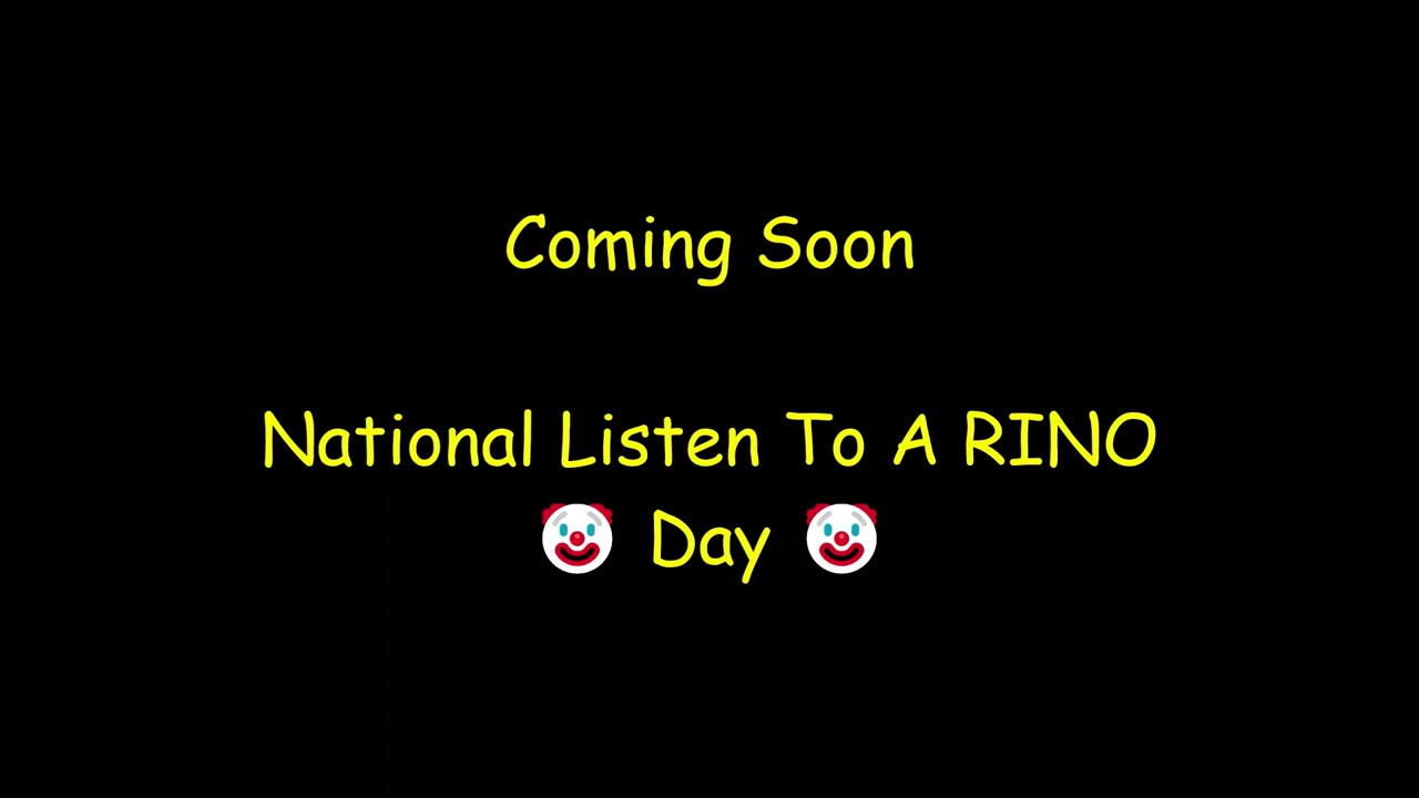 🤡 It's National "Listen To A Democrat Day" 🤡