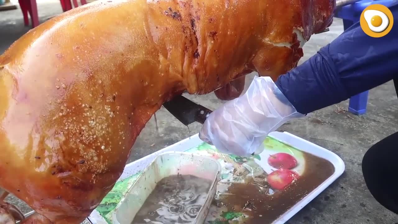 Delicacy pork barbecue