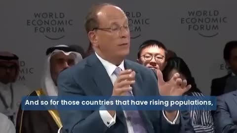 Larry Fink “In developed Countries, the big Winners are the ones with shrinking populations”