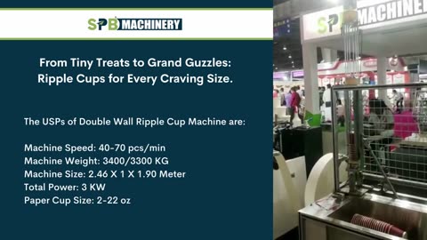 Revolutionize Your Business with Our Ripple Cup Machine at SPB.net!