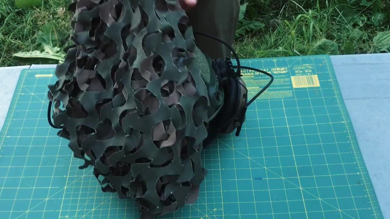 diy BUMP HELMET Camo EZ CHEAP #stealth #camo #scrim