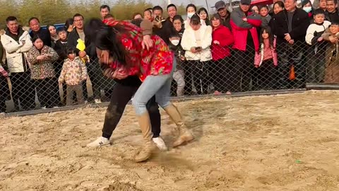 Fighting girl