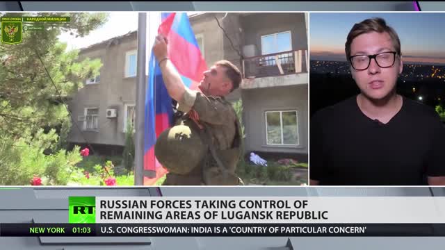 Russian troops taking remaining areas of LPR under control RT