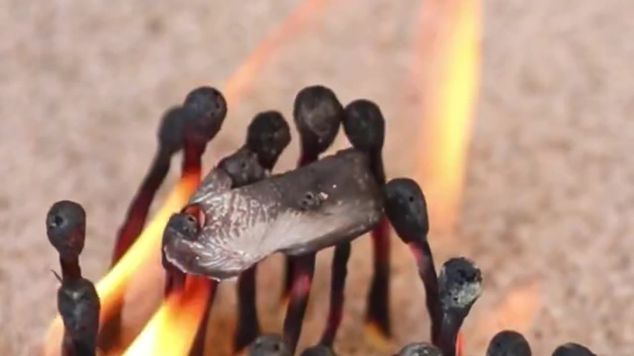 matches experiment with aluminium