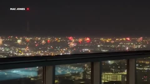 WATCH: Communities across San Antonio celebrate the new year with fireworks