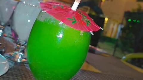 Mint margarita in Pakistan.