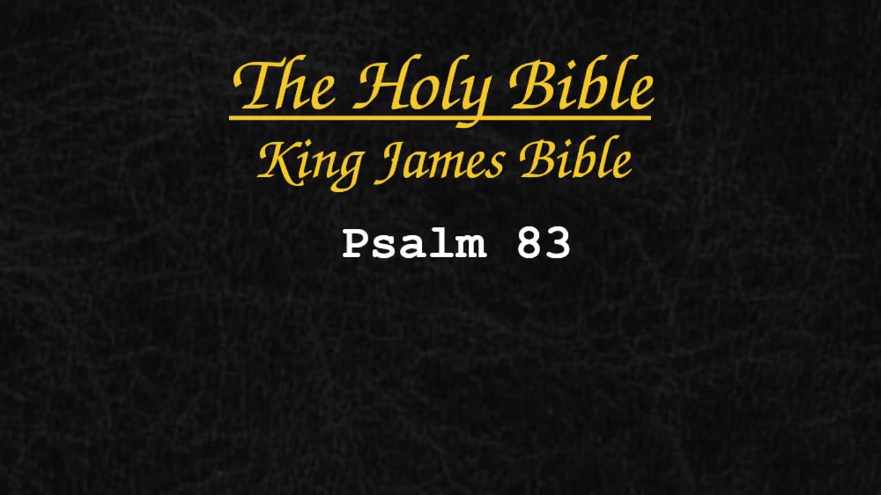 Psalm 83 KJB