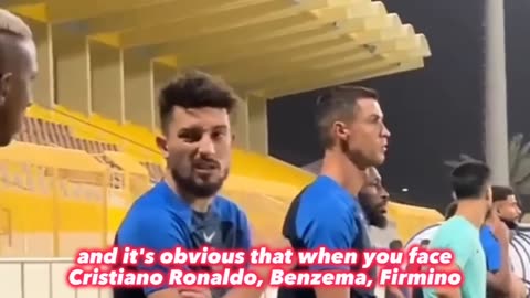 Neymar talks about Cristiano Ronaldo. what's going on Match field.